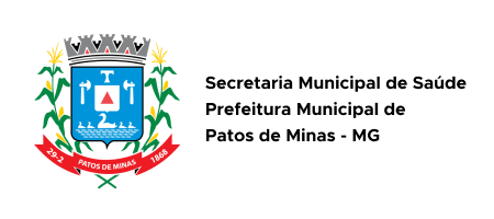 Logotipo da Secretaria Municipal de Saúde - Patos de Minas - MG